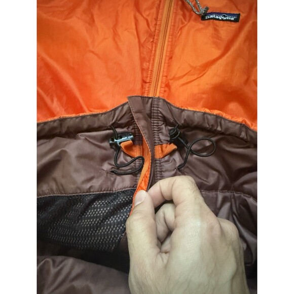 Vintage 90s / 2000s Patagonia Puffball Jacket Full Zip Medium Orange 83970 Men - Picture 10 of 13